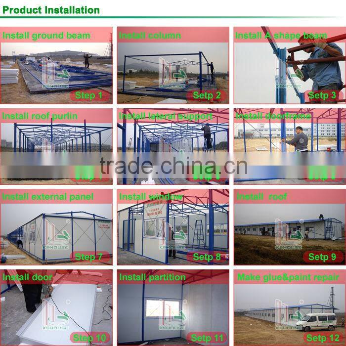 High space utilization family temporary low cost assembled houses