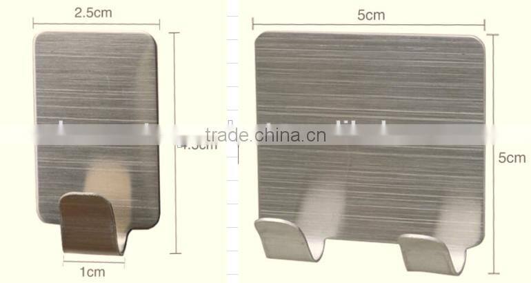 Steel adhesive hook and steel sticky hook