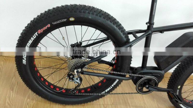 26inch *4.5 kenda fat tire mountain electric bicycle with 8fun bafang max mid motor 36V 350W ( HJ-M21 with bafang max 350W )