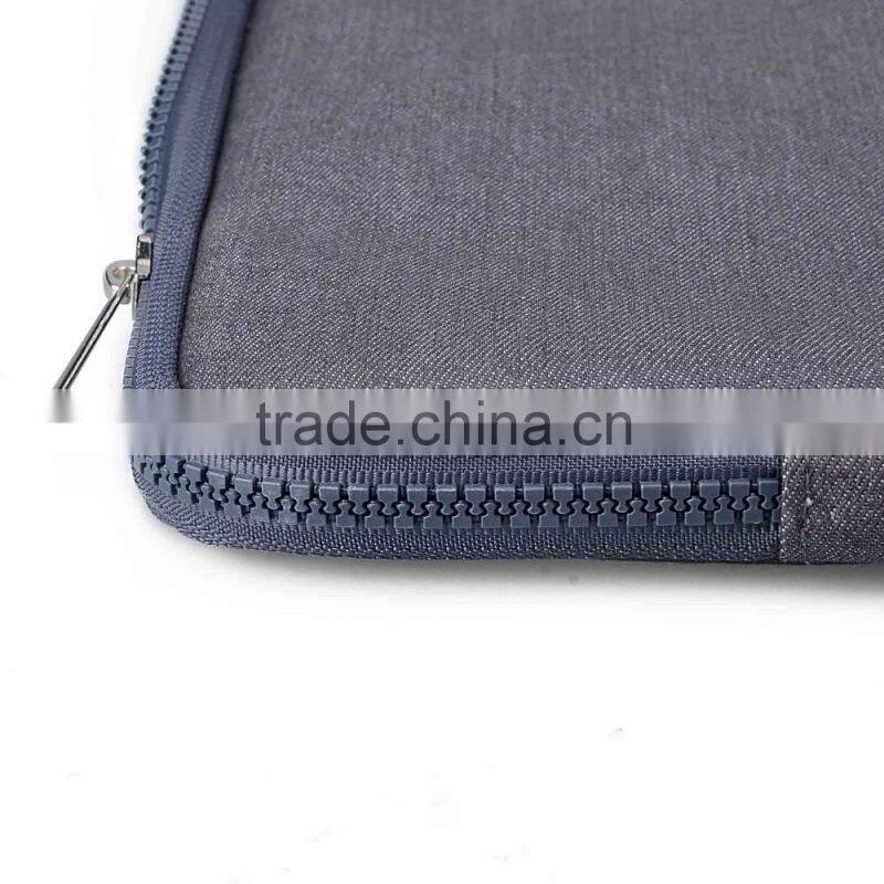 Multifunction laptop shoulder strap bag briefcase premium denim fabric 11-15 inch notebook computer for macBook case B022845(1)