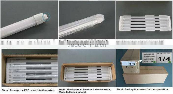 2014 newest design LED tube lighting from china supplier T8 tube fitting 4ft SMD3528 95-100lm/w for hotel/school/super mall