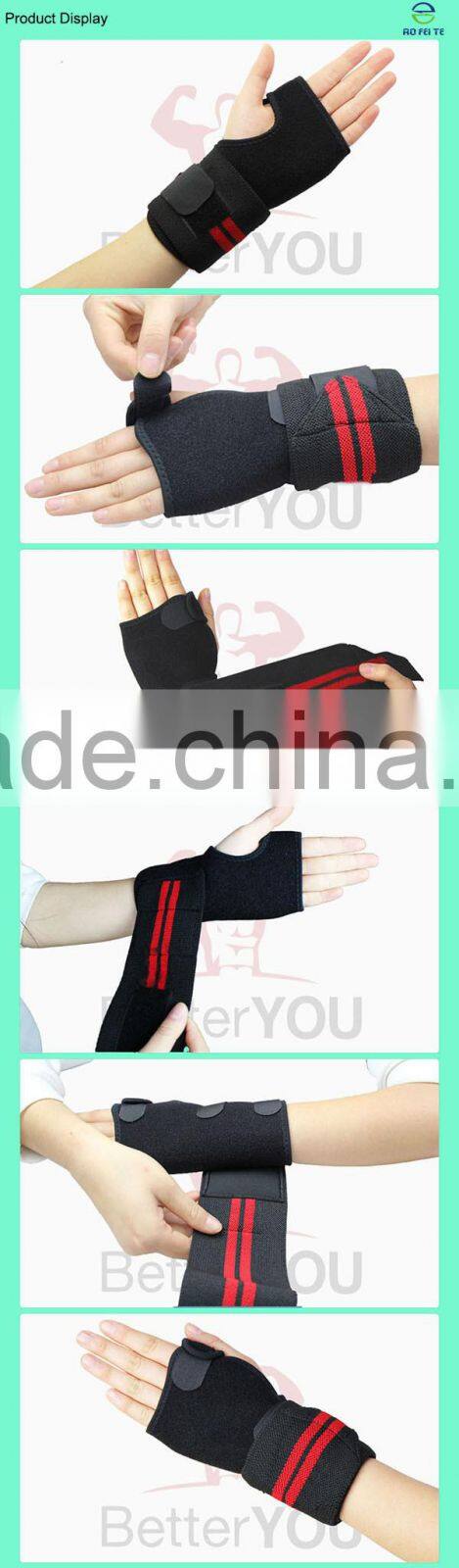 Weight Lifting Accessory Customized Power Lifting Wrist Wraps with CE FDA Certification