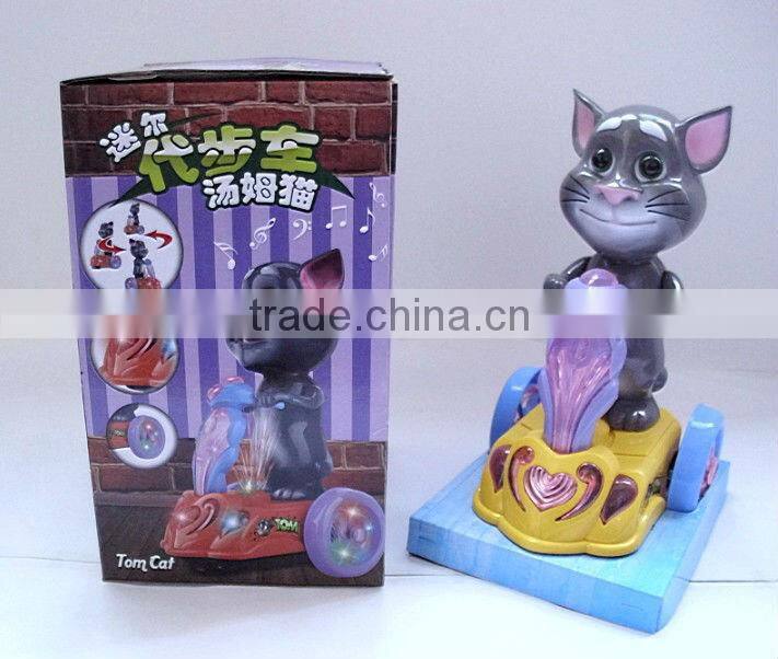 new! battery operated light and music pet car PAF0939-2