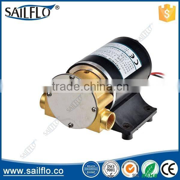 24 Volt DC 14LPM low pressure electric heavy fuel oil transfer pump/gear oil pump