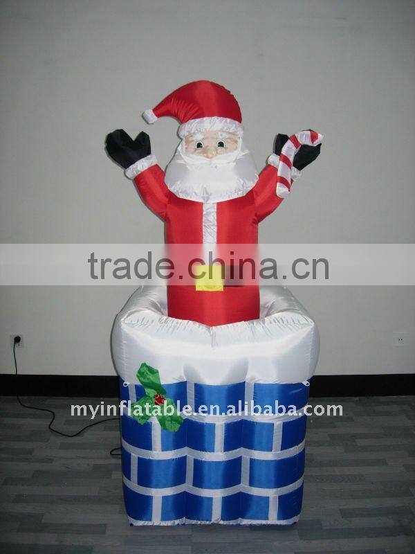 inflatable santa pop-up