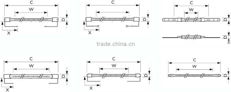 Halogen Infrared Ruby Heat Lamp