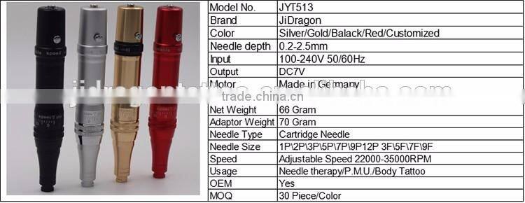 2016 JiDragon Latest Permanent Makeup Derma Pen Machine