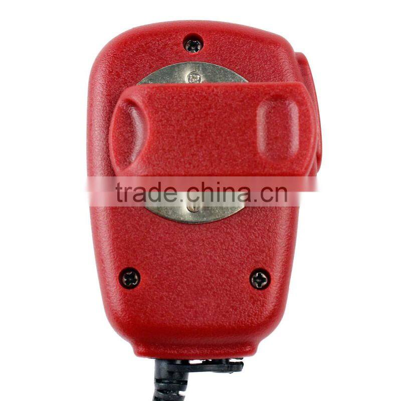 New Red Frosted Shell Waterproof IP54 3.5mm Mono Jack PTT Handheld shoulder Speaker MIC For Motorola Radio GP2000 GP2100 GP300 G