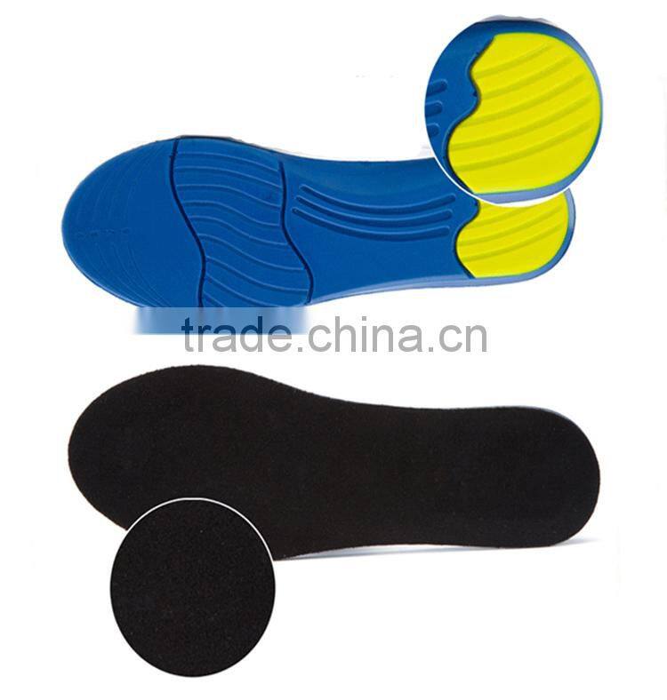 China factory sale ultra soft work hiking insoles 1/2 pu height increasing insole
