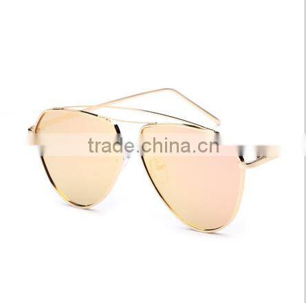 2016 The new high-grade wholesale metal reflective sunglasses