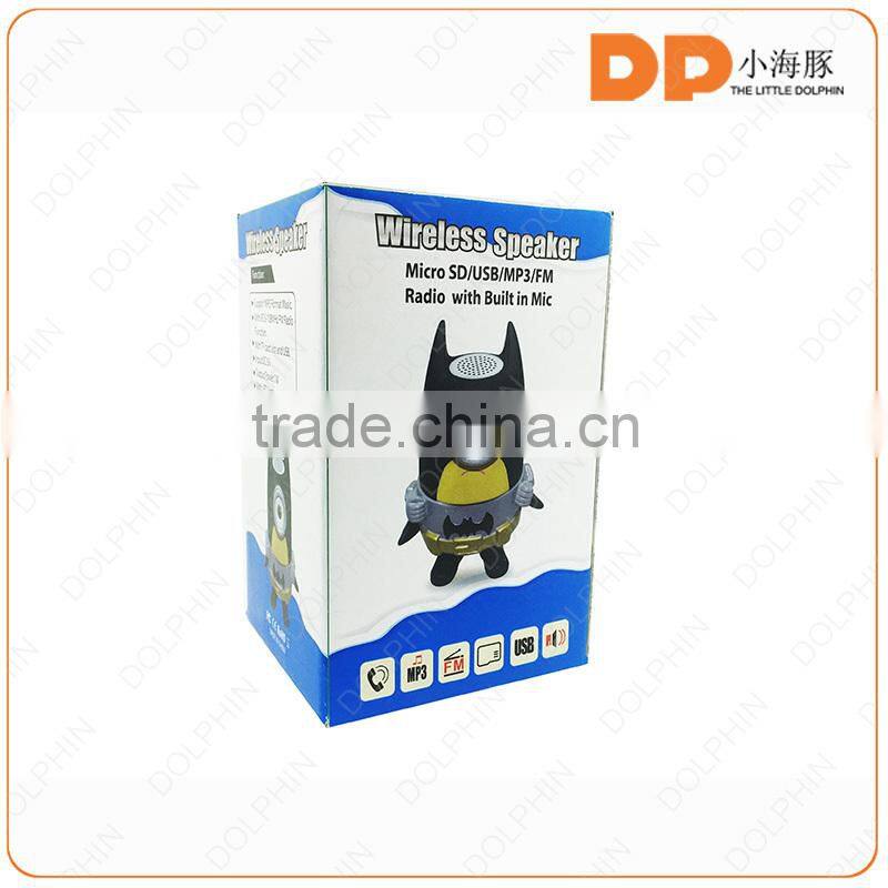Portable Wireless Music speaker Mini Bluetooth Speaker batman for laptops