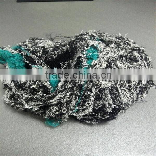 Color cotton yarn waste