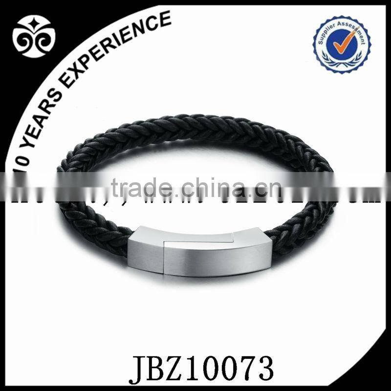 magnetic leather health bracelet