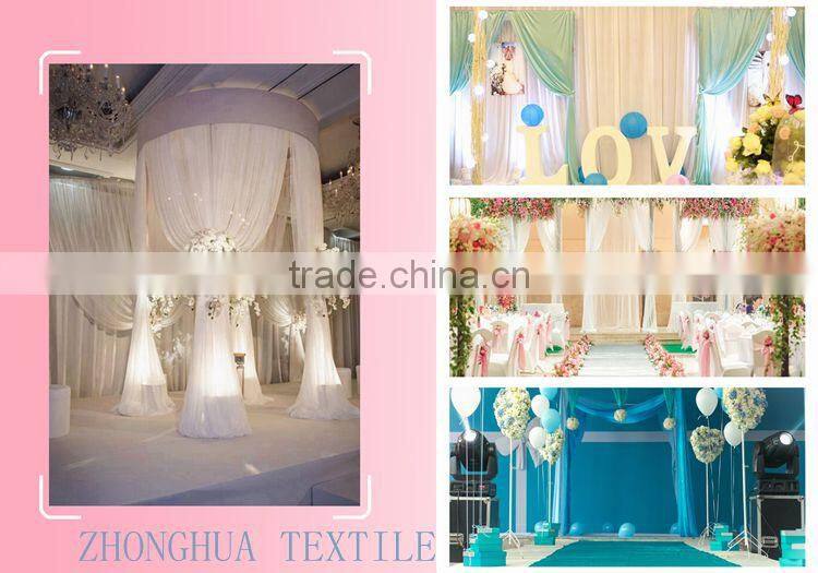 white 10 feet wide voile sheer wedding drapes ceiling drapes