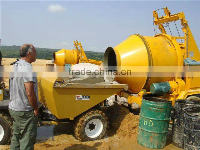High capacity JZC series small concrete mixer