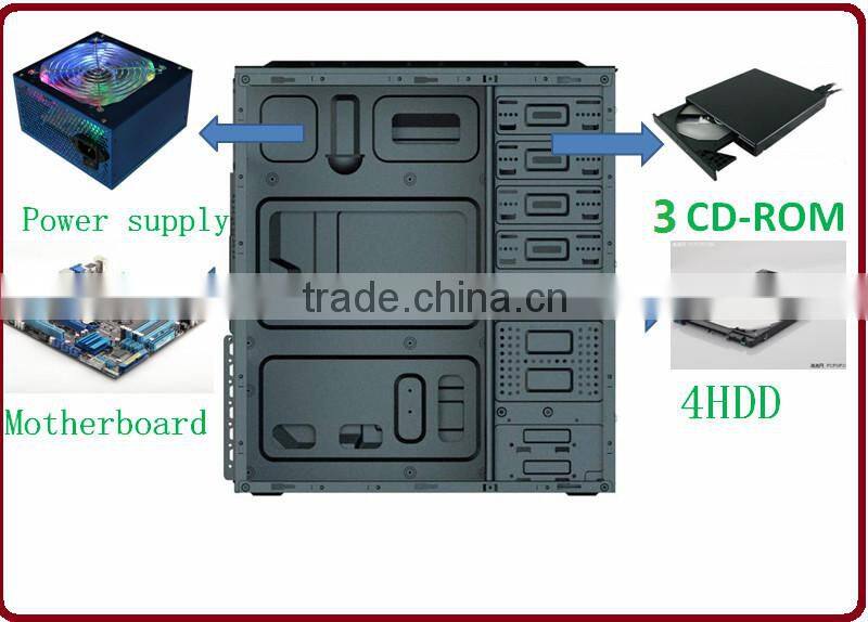 custom deluxe front panel ATX gaming computer case