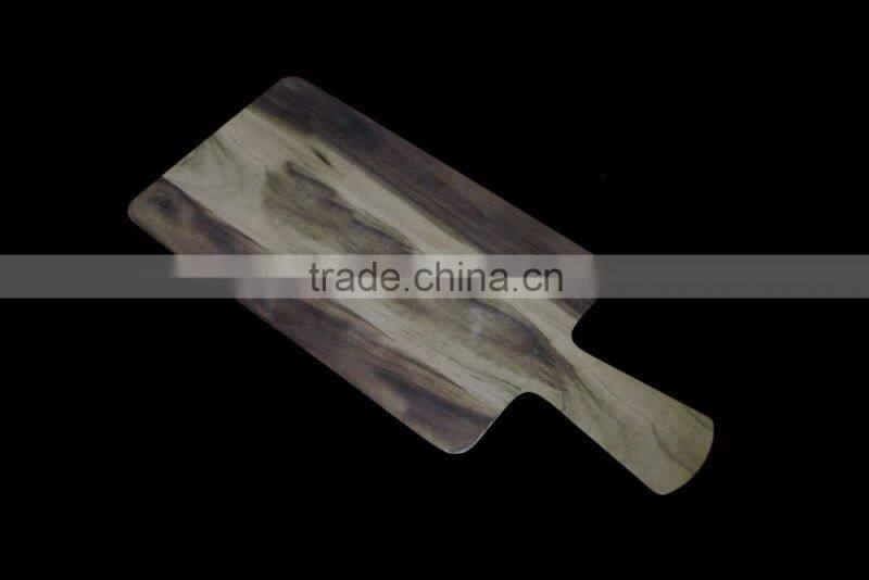 2016 hot selling manufacter wholeasle OEM colorful melamine plastic bamboo cutting board from china