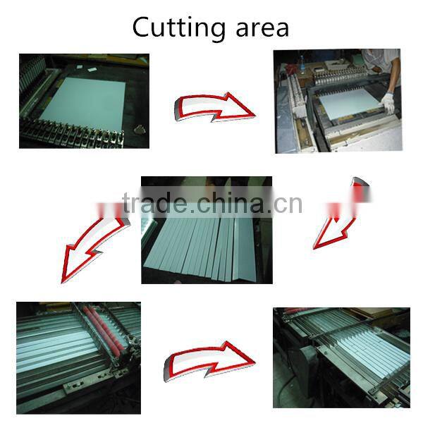 Crystal white and blue glass Mosaic Tile