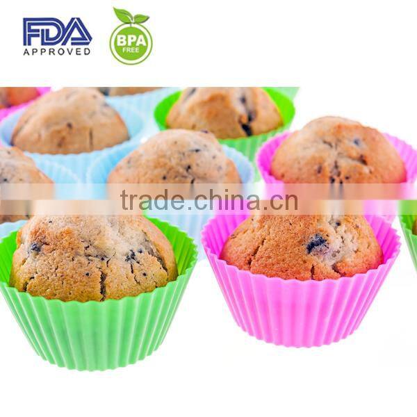 Silicone Baking Cups Cupcake Bakeware Liners Case Molds