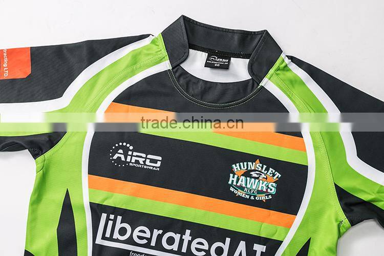 Tight fit Newest Cheapest yellow and green rugby jersey