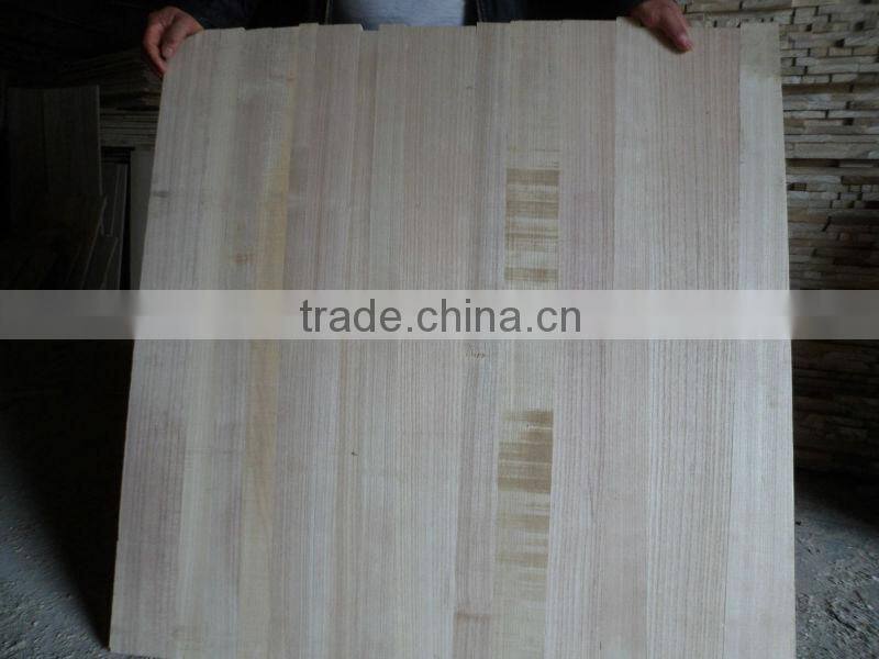 paulownia A grade straight lamellas boards