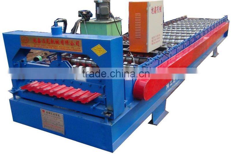 DX Galvanized steel/Aluminum plate 800mm shutter door roll forming machine