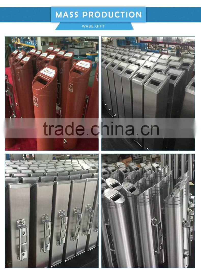 NEW WALL MOUNTED STEEL CIGARETTE LOCKABLE OUTDOOR ASHTRAY 401B