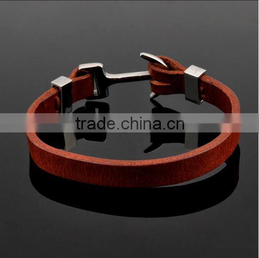 Fashion Jewellery Leather Anchor Bracelet Meaning