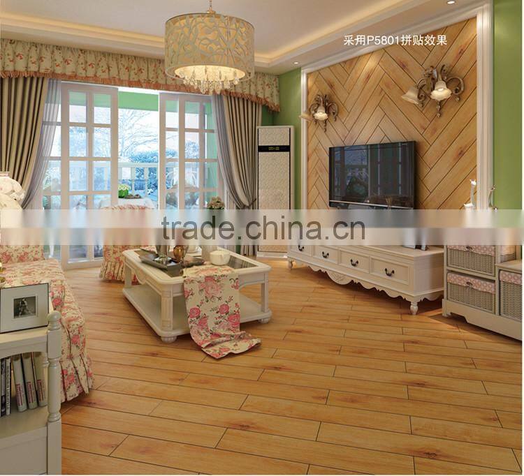P5800 natural wood floor tile made from ceramic