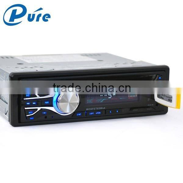 Single Din DVD Player Bluetooth DVD/VCD/CD/MP3/MP4/AVI Player with Color Screen