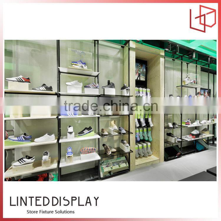 Well-know brand shoes racks for fashion ladies high heel shoes with lights