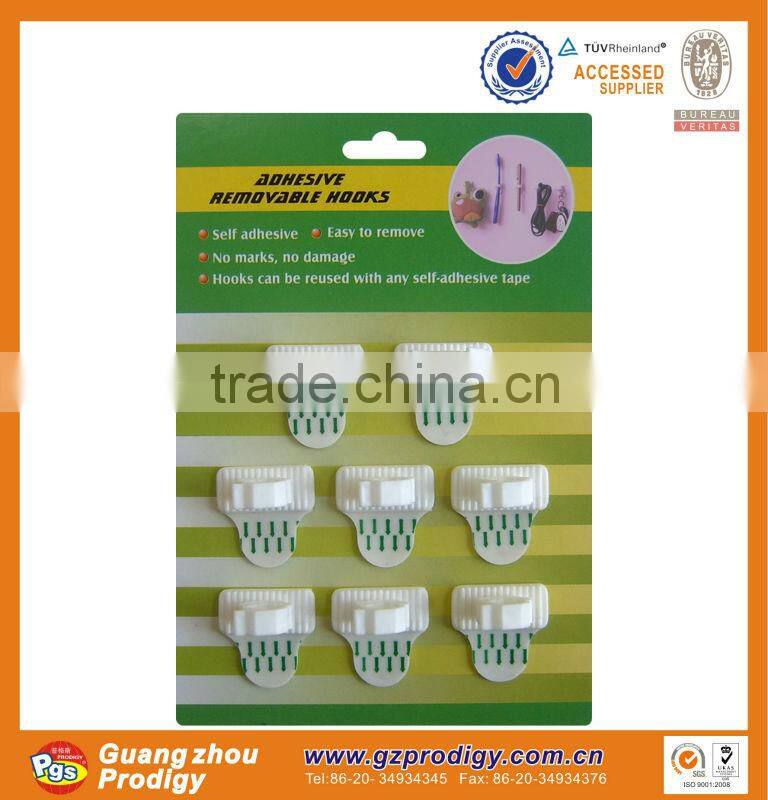 PP wall hooks and clips plastic wall cable clip