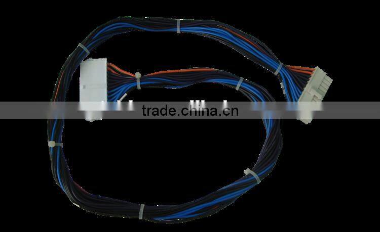 Custom Wiring Loom Molex 43025-2400 24 pin Connectors male to female with UL Wire Assembly