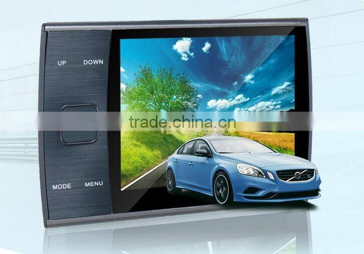 3.5"inch rear view camera dvr recorder dual lens car dvr dash cam Car camera