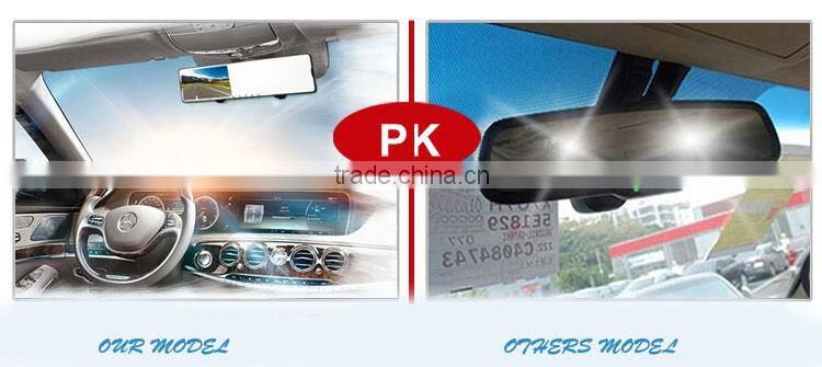 168P FHD 1080P Dual lens Rearview Mirror Car dash cam Universal OBD2 car DVR