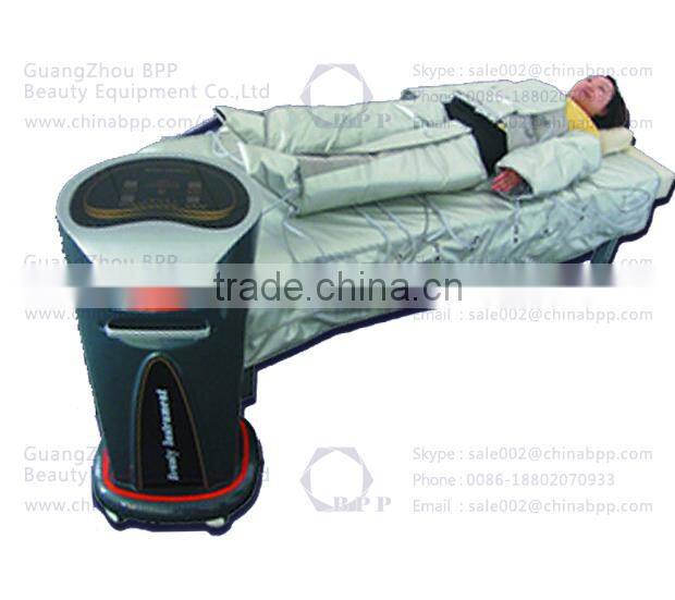 2015Best selling far infrared heating Best lympha press beauty salon equipment