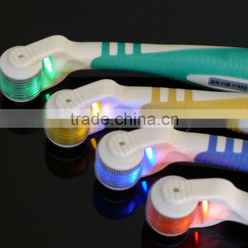 4 bio lights skin photon derma roller led light dermaroller