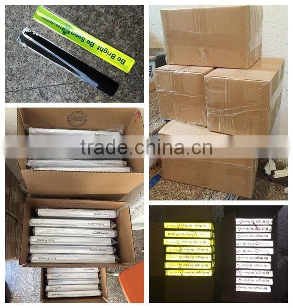 promotional reflective watch slap bracelet for sale