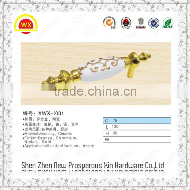 Wholesale customize porcelain furniture drawer handles