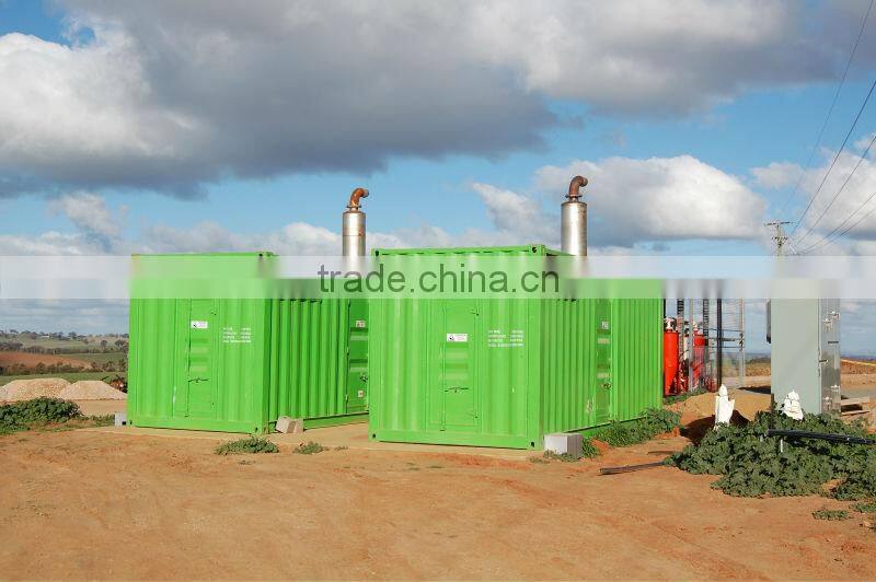 CE approved gas power plant/gas genset power plant/biogas,landfill gas,coal bed methane