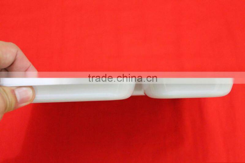 Malaysia Made Melamine Three Compartment Food Plate