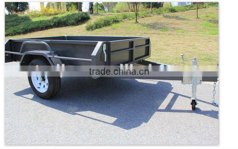 8x5 Chequer Plate Floor Full Welded Trailer
