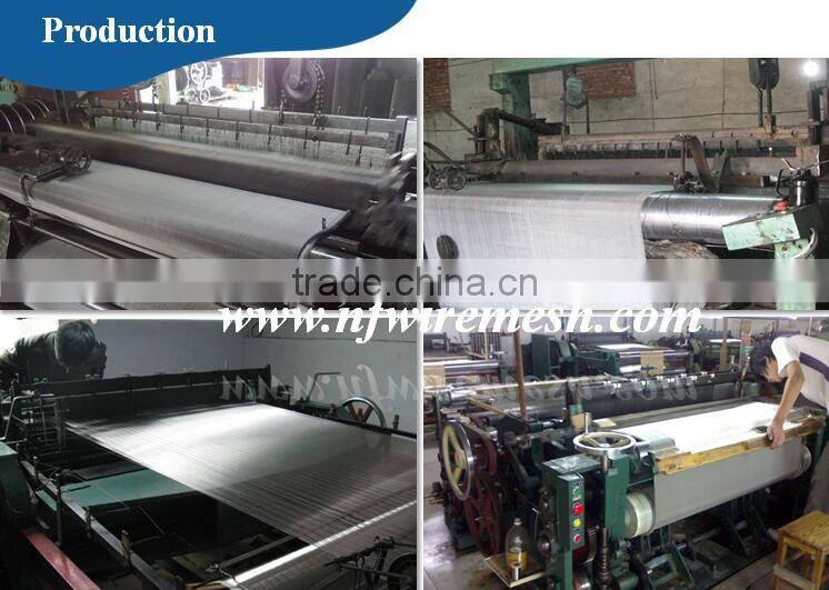 Stainless Steel Wire Material 201/304 plain woven magnetic wire mesh/mesh fabric(Guangzhou Factory)