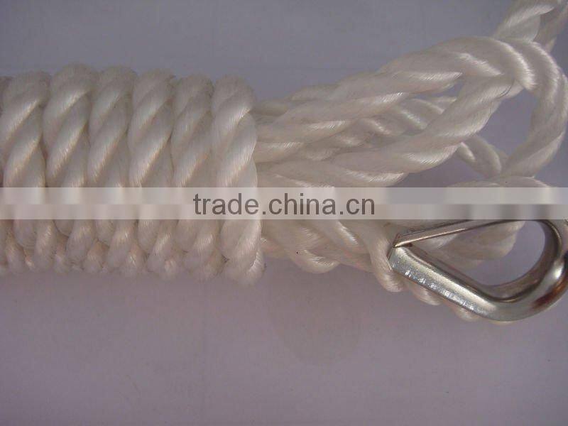 3-strand twist water rescue rope with competitive price