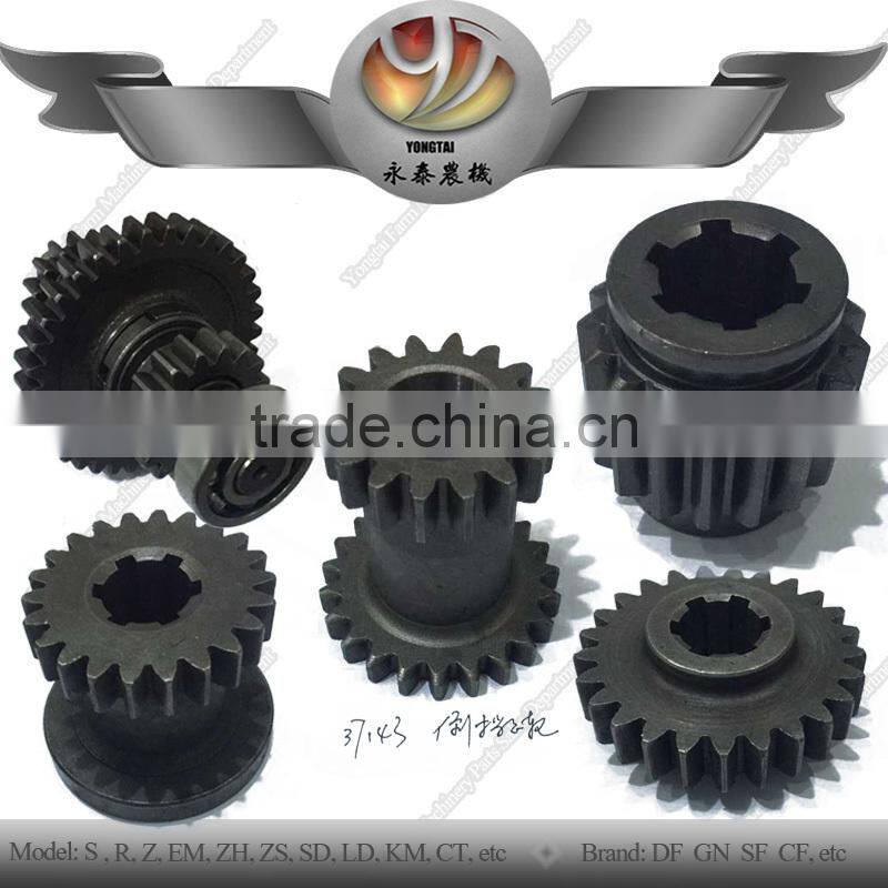 China GN121 GN151 gear shaft for gearbox, Gongnong 151 gears and gear shafts