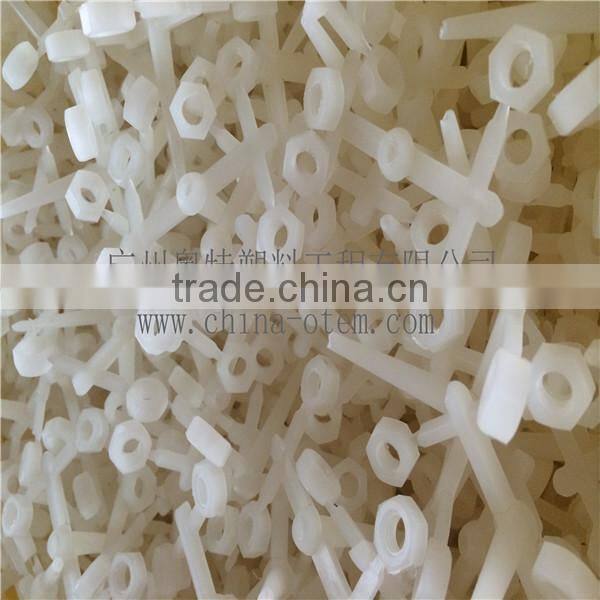 customized wear resistance PVDF plastic nut