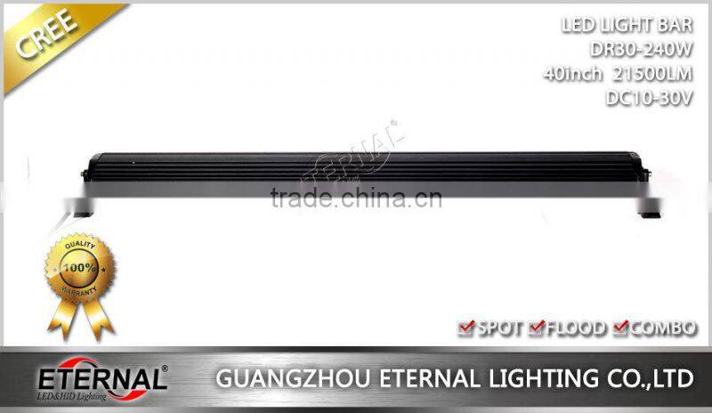 40in 240W straight 4x4 powersports ATV UTV bune buggy off road truck led light bar