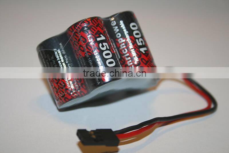 ni-mh battery pack 8.4V 1800mAh 10C for RC car model