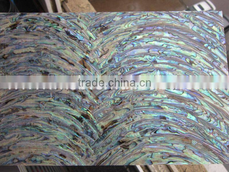Thick New Zealand green abalone shell paper self-adhesive shell paper ,shell laminate
