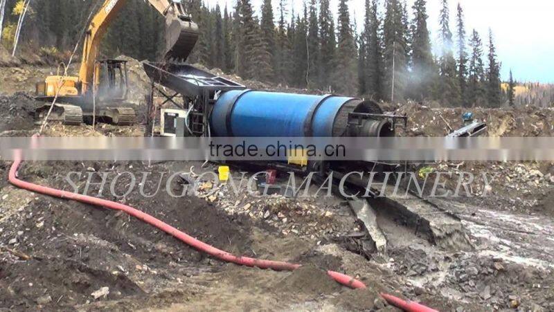 Mobile Trommel Washing Plant for Gold Mining